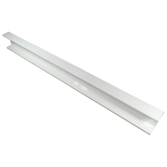 Alu Unterfahrschutz,unbearbeitet, 2400 mm, RAL 9010 380563051 Suer