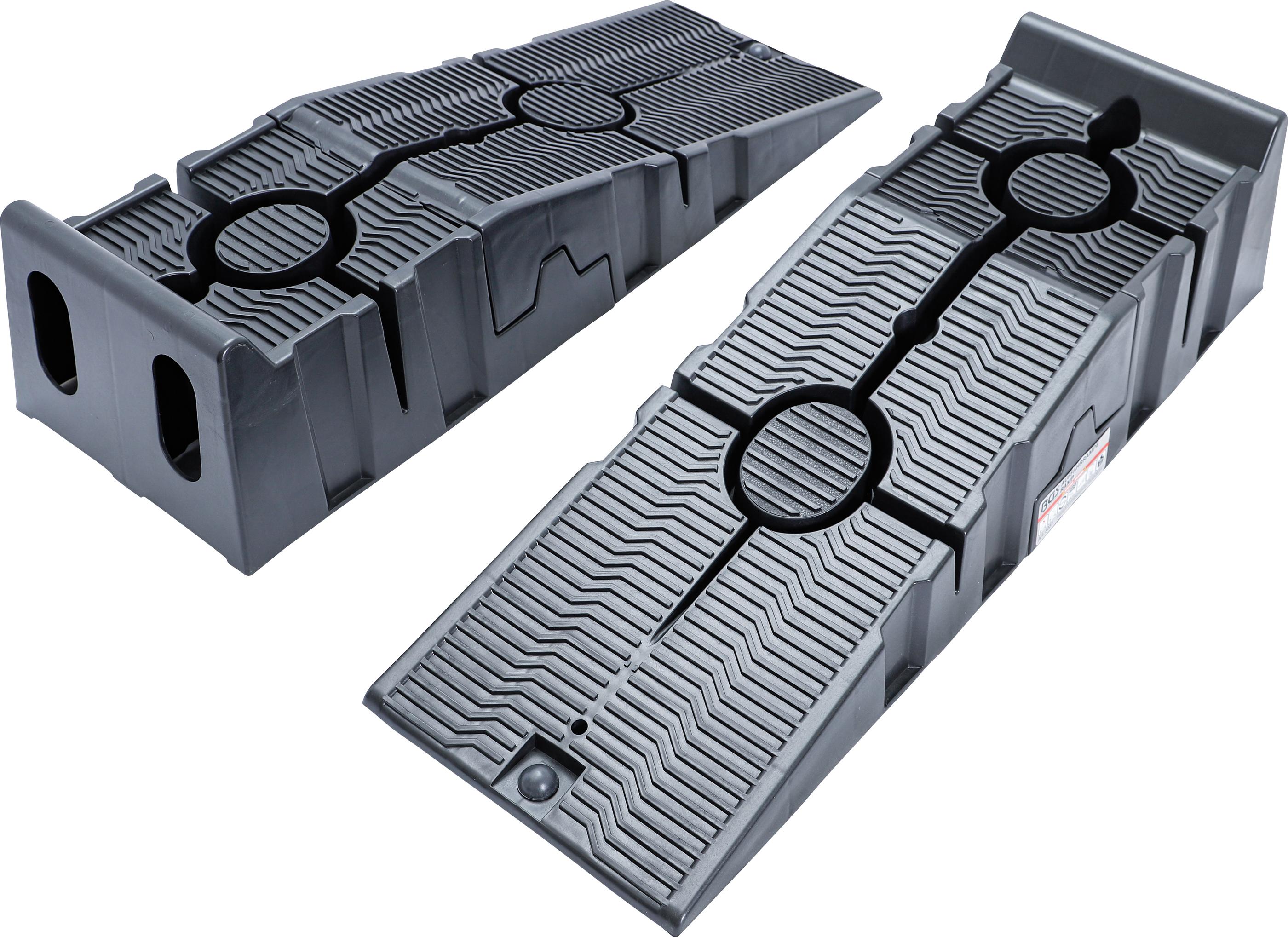 Auffahrrampen-Satz | Kunststoff | extra hoch | 2-tlg. BGS3037