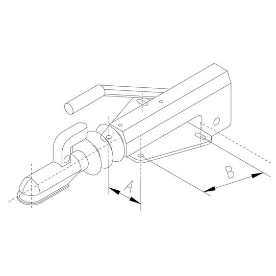 Auflaufvorrichtung für gebremste Anhänger KF 13 -C-/GF 120318437 Suer
