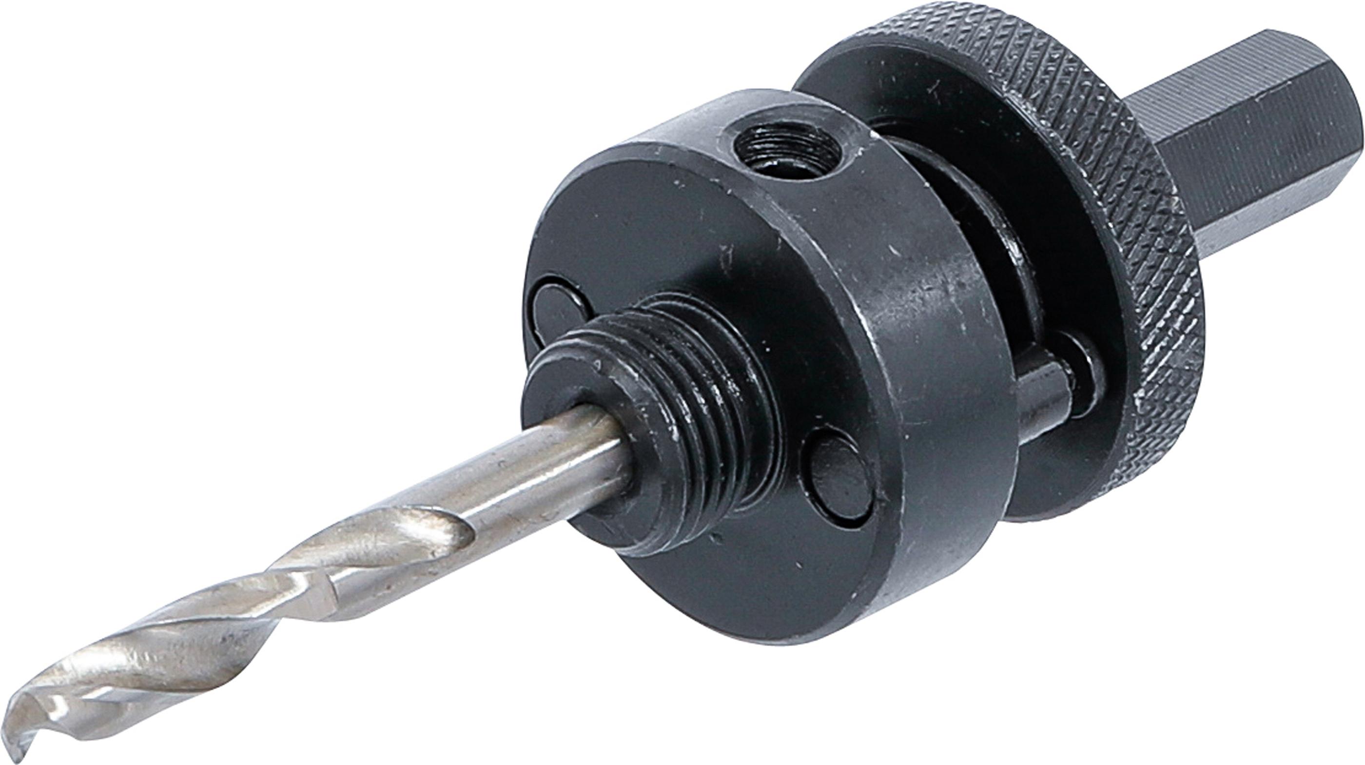 Aufnahmehalter für Lochsägen | mit Zentrierbohrer BGS50399