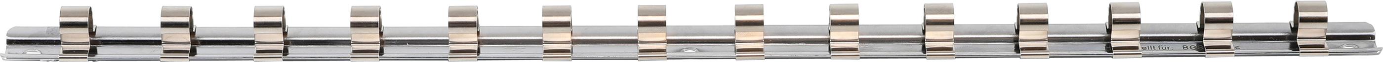 Aufsteckschiene mit 15 Clips | 10 mm (3/8") BGS2330