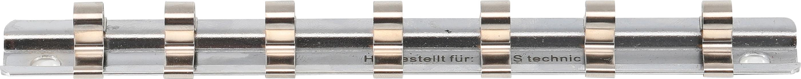 Aufsteckschiene mit 7 Clips | 6,3 mm (1/4") BGS2316