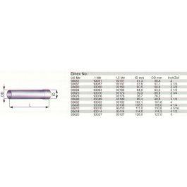 Auspuffrohr 102mm 1.5m Lang