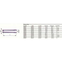 Auspuffrohr 108mm 1.5m Lang