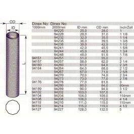 Auspuffrohr Flexibel 89mm 2m Lang