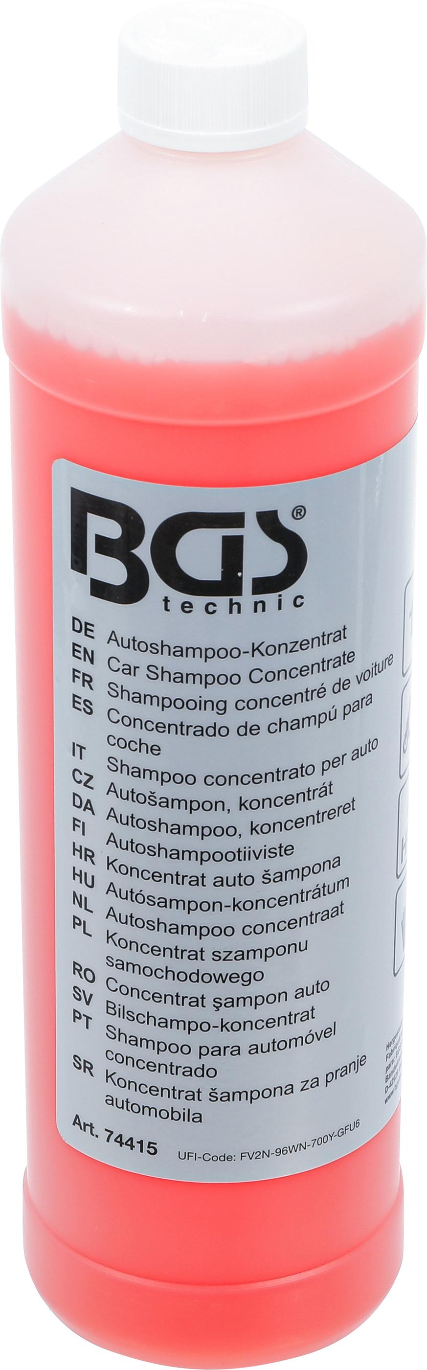Autoshampoo-Konzentrat | rot | 1000 ml BGS74415