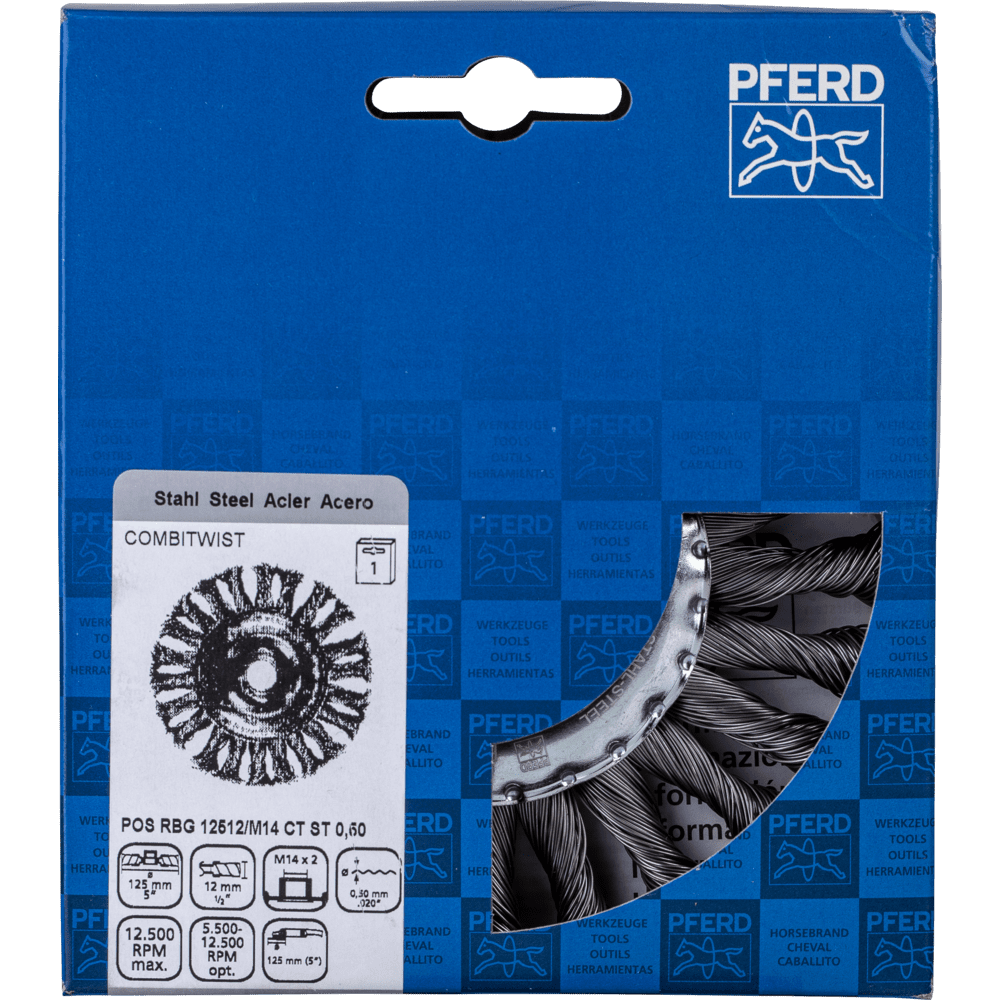 BÜRSTE POS RBG 12512/M14 CT ST 0,50 4007220806821