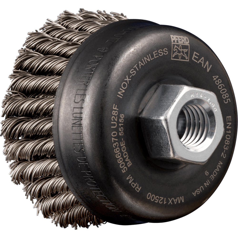 BÜRSTE POS TBG 65/M14 INOX 0,50 2RH HD 4007220486085