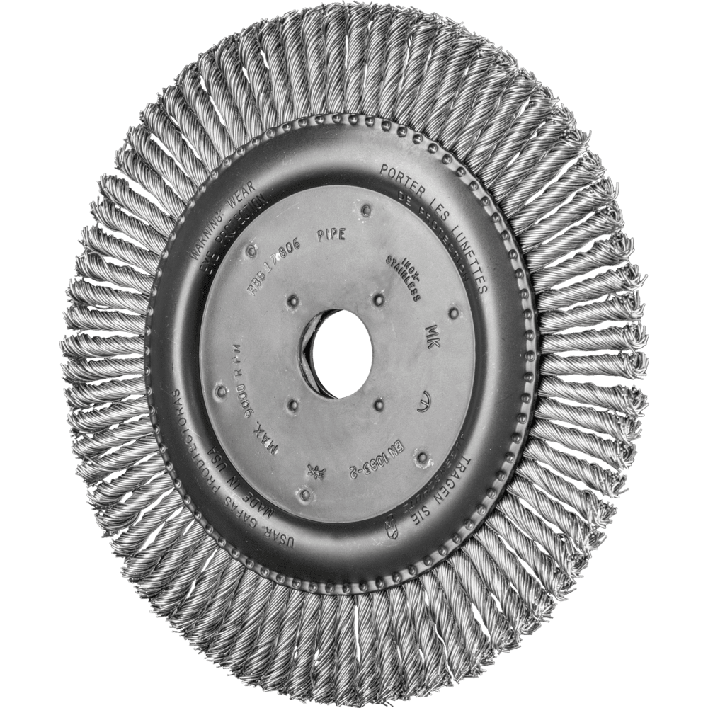 BÜRSTE RBG 17806/22,2 PIPE INOX 0,5 76Z 4007220751398