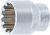 Steckschlüssel-Einsatz Gear Lock | Antrieb Innenvierkant 12,5 mm (1/2