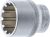 Steckschlüssel-Einsatz Gear Lock | Antrieb Innenvierkant 12,5 mm (1/2
