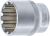 Steckschlüssel-Einsatz Gear Lock | Antrieb Innenvierkant 12,5 mm (1/2