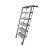 PWP Treppe ausziehbar, 6 Stufen,Alu,z.T.eloxiert,L 2177/B 825mm 105131872 Suer