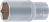 Steckschlüssel-Einsatz Sechskant, tief | Antrieb Innenvierkant 12,5 mm (1/2