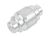 DT Spare Parts 10.13263 Bremsbackenrolle, D: 25,8 mm, D1: 36,5 mm, D2: 42 mm, L: 78 mm passend für BPW