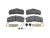 DT Spare Parts 10.14000 Scheibenbremsbelagsatz, W: 248 mm, S: 30 mm, H: 109 mm passend für BPW