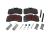 DT Spare Parts 10.14005 Scheibenbremsbelagsatz, W: 211 mm, S: 30 mm, H: 115 mm passend für Multimarken