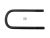 DT Spare Parts 10.16305 U-Bolzen, r: 40 mm, R: 90 mm, M24 x 3, LTh: 70 mm, L: 320 mm, w: 128 mm, 10.9 passend für BPW