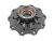 DT Spare Parts 10.30406 Radnabe, mit Lager, d1: 138 mm, d2: 138 mm, D: 380 mm, 10 bores, b: 22 mm, H: 148 mm passend für SAF