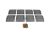 DT Spare Parts 10.33005 Trommelbremsbelagsatz, Achssatz, W: 180 mm, S: 20,5 mm passend für SAF