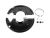DT Spare Parts 10.33270 Bremsschild, d: 147 mm, D: 450 mm, H: 32 mm passend für SAF