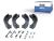 DT Spare Parts 10.33380 Bremsbackensatz, mit Belägen, W: 180 mm passend für SAF