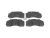 DT Spare Parts 10.34125 Scheibenbremsbelagsatz, W: 247,6 mm, S: 30 mm, H: 105 mm passend für Multimarken
