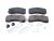 DT Spare Parts 10.34129 Scheibenbremsbelagsatz, W: 215 mm, S: 30 mm, H: 107 mm passend für SAF