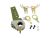 DT Spare Parts 10.63022 Gestängesteller, automatisch, SAE 1 1/2'' 10, 4 bores, b1: 14 mm, b2: 16 mm, Lb1: 105 mm, Lb2: 129 mm, Lb3: 153 mm, Lb4: 215 mm, 10 teeth passend für Gigant