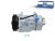 DT Spare Parts 11.25027 Kompressor, Klimaanlage, Öl befüllt, 12 V, 6 PK, DP: 128 mm, 6 grooves passend für VW