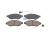 DT Spare Parts 12.93100 Scheibenbremsbelagsatz, ohne Zubehör, W: 169,1 mm, S: 19 mm, H: 61,6 mm passend für Multimarken