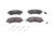 DT Spare Parts 12.93101 Scheibenbremsbelagsatz, mit Schrauben, W: 169,1 mm, S: 19 mm, H: 69,1 mm passend für Multimarken