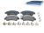 DT Spare Parts 12.93102 Scheibenbremsbelagsatz, mit Zubehörsatz, W: 136,9 mm, S: 18,8 mm, H: 48,8 mm passend für Multimarken