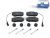 DT Spare Parts 12.93104 Scheibenbremsbelagsatz, mit Sensor, W: 109,5 mm, S: 19,1 mm, H: 50 mm passend für Multimarken