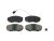 DT Spare Parts 12.93105 Scheibenbremsbelagsatz, ohne Zubehör, mit Verschleißanzeiger, W: 140,5 mm, S: 18,3 mm, H: 65,5 mm passend für Multimarken