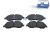 DT Spare Parts 12.93107 Scheibenbremsbelagsatz, W: 144,9 mm, S: 19,5 mm, H: 60,9 mm passend für Multimarken