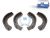 DT Spare Parts 12.93125 Bremsbackensatz, mit Belägen passend für Multimarken