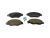 DT Spare Parts 13.93101 Scheibenbremsbelagsatz, W: 168,8 mm, S: 18 mm, H: 64 mm passend für Ford
