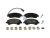 DT Spare Parts 13.93103 Scheibenbremsbelagsatz, mit Zubehör, W: 164,7 mm, S: 18,9 mm, H: 65,3 mm passend für Ford