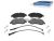 DT Spare Parts 13.93107 Scheibenbremsbelagsatz, W: 171,7 mm, S: 17 mm, H: 66,1 mm passend für Ford