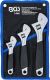 Rollgabelschlüssel-Satz mit Kunststoff-Softgriff | 3-tlg. BGS1446