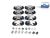 DT Spare Parts 18.00001 Scheibenbremsbelagsatz passend für Fuso (Mitsubishi)