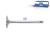 DT Spare Parts 1.10095 Einlassventil, D1: 11 mm, D2: 54 mm, L: 162,3 mm, ?: 20 ° passend für Scania