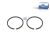 DT Spare Parts 1.10182 Dichtringsatz, Abgaskrümmer, d: 52 mm, D: 57 mm, S: 2,4 mm passend für Scania