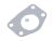 DT Spare Parts 1.10558 Dichtung, Abgaskrümmer, d: 48,5 mm, L: 98 mm, W: 74 mm, S: 1,5 mm passend für Scania