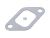 DT Spare Parts 1.10563 Dichtung, Abgaskrümmer, L: 96 mm, W: 50 mm, S: 1,4 mm passend für Scania