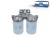 DT Spare Parts 1.12126 Kraftstofffilter, komplett, d: 62 mm, D: 76 mm, M16 x 1,5, M14 x 1,5, H: 120 mm passend für Multimarken