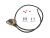 DT Spare Parts 1.21652 Drucksensor, Kraftstoff, D: 15,8 mm, b: 6,4 mm, Lb: 48,5 mm, L: 840 mm, H: 51 mm passend für Scania