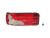 DT Spare Parts 1.21887 Rückleuchte, links, mit Kennzeichenleuchte, 24 V, P21W, Lb: 160 mm, L: 400 mm, H: 160 mm, T: 89,5 mm passend für Scania