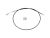 DT Spare Parts 1.22853 Seilzug, Frontklappe, L: 1310 mm passend für Scania